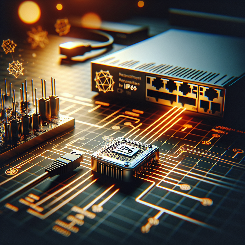 How do you configure a network adapter for IPv6?